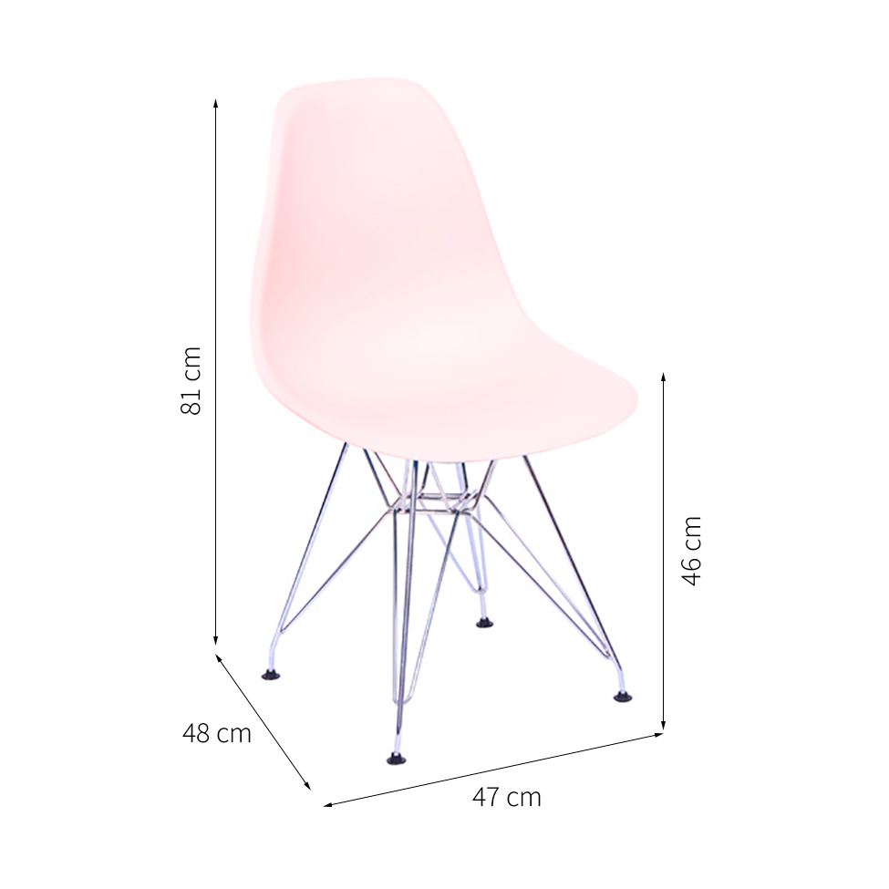 Cadeira Eames III Salmão