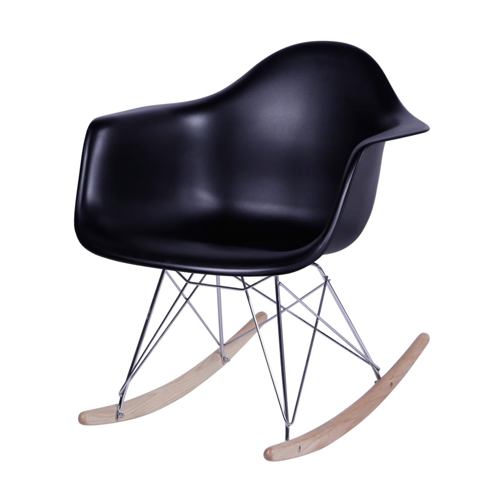 Cadeira Eames RAR Balanço - Preta