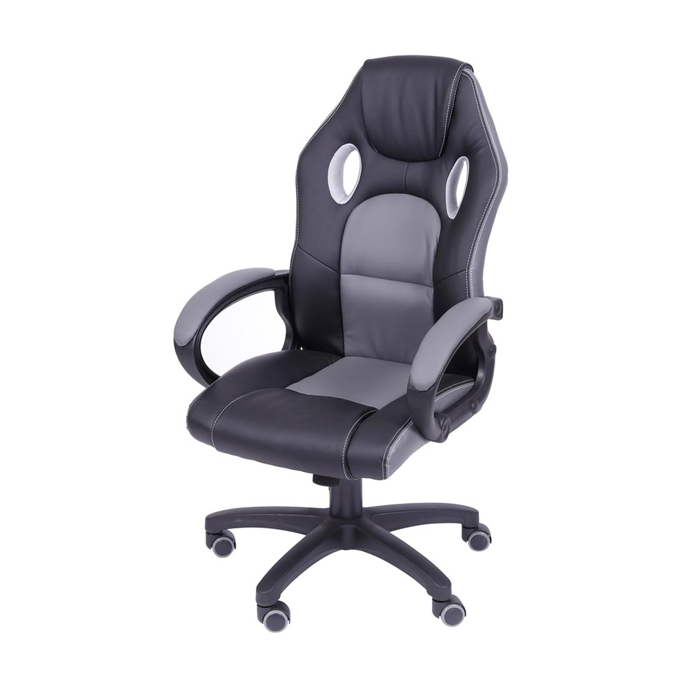 Cadeira Gamer - Preta e Cinza