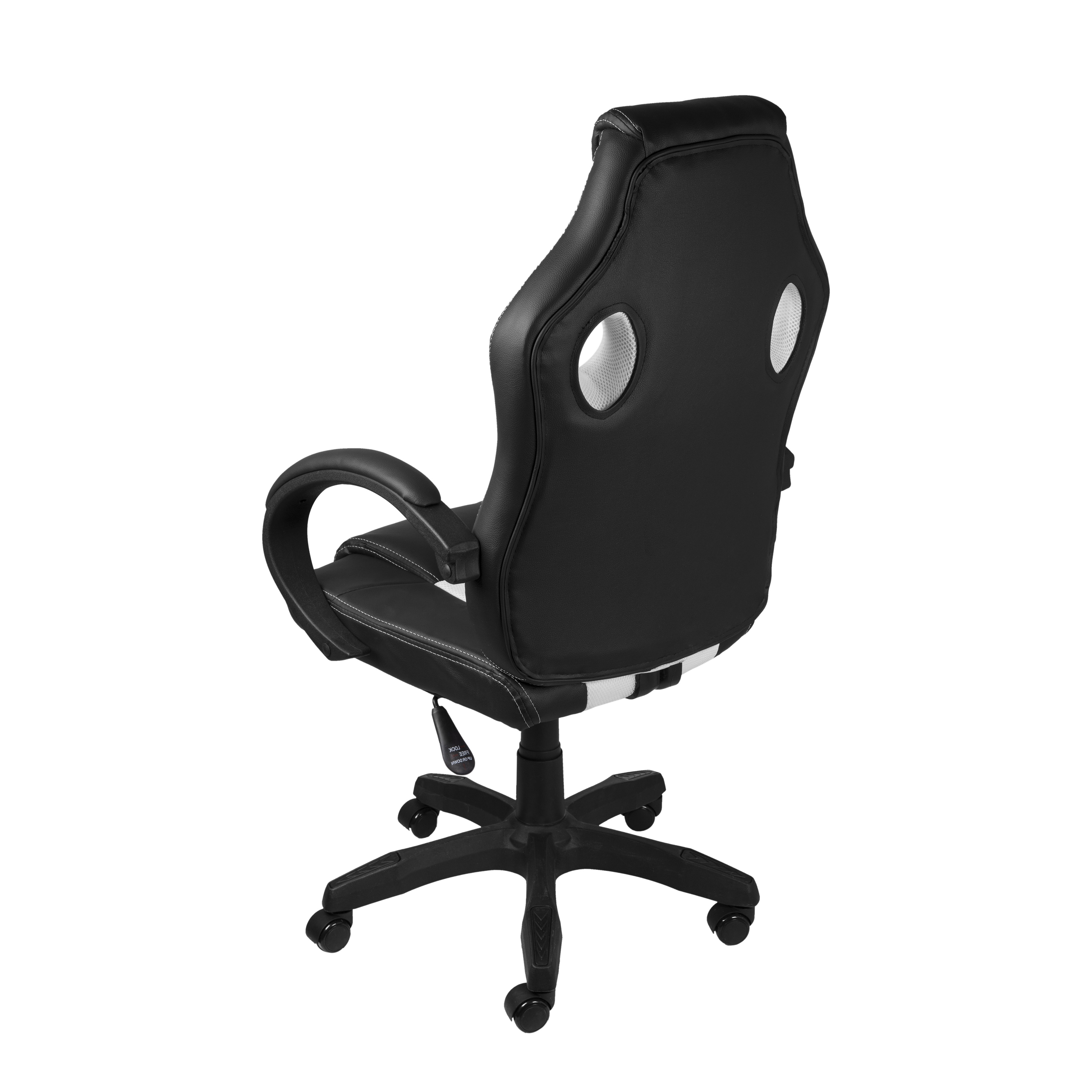 Cadeira Gamer Raptor Branca - Base Rodízio