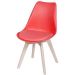 Cadeira Modesti Sala De Jantar 49X42,5X83Cm Vermelho