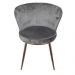 Cadeira Nanda base Cobre - Cinza
