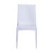 Cadeira Rattan Cozinha Sala De Jantar Polipropileno Branco