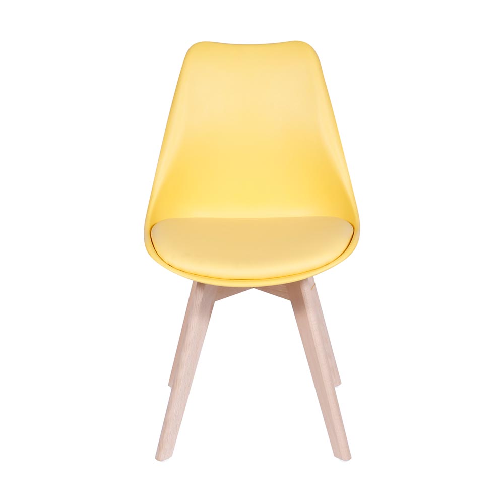 Cadeira Saarinen Wood - Amarela