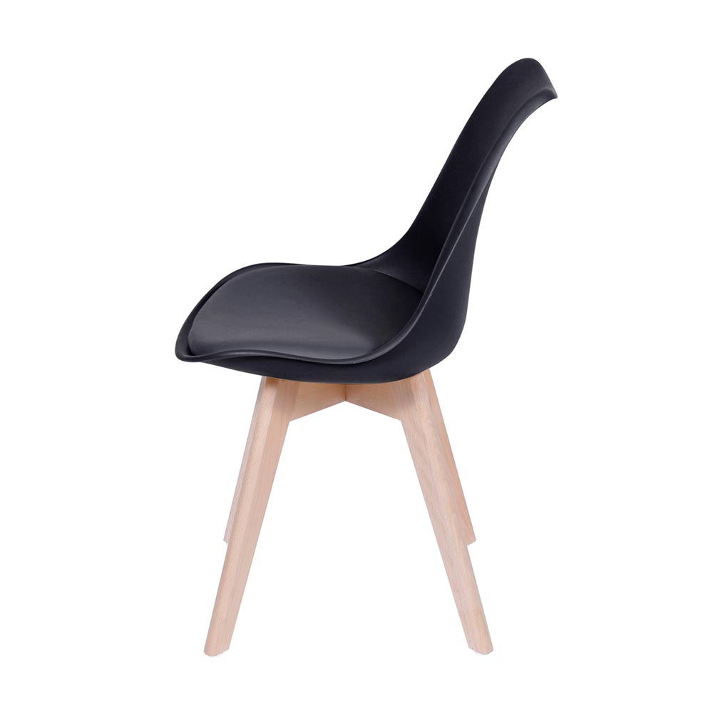 Cadeira Saarinen Wood - Preta