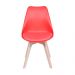 Cadeira Saarinen Wood - Vermelha