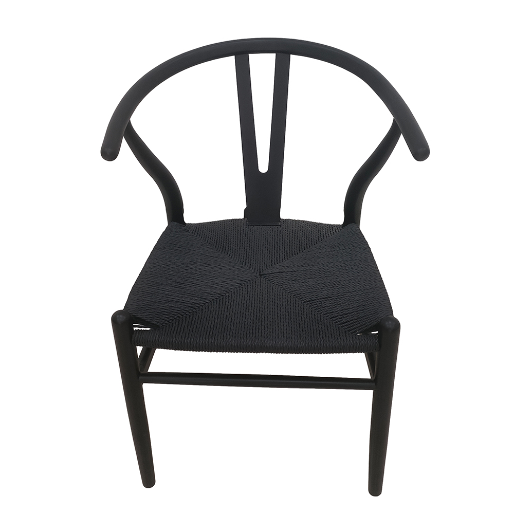 Cadeira Wishbone - Madeira Preta