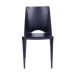 Cadeira Zoe Sala De Jantar Polipropileno 44,5X42X84Cm Preto