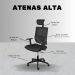 Cadeira de Escritório Atenas Alta - Preta