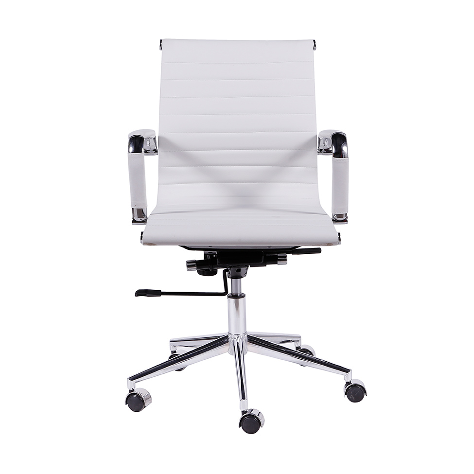 Cadeira de Escritório Diretor Eames Esteirinha I Branca