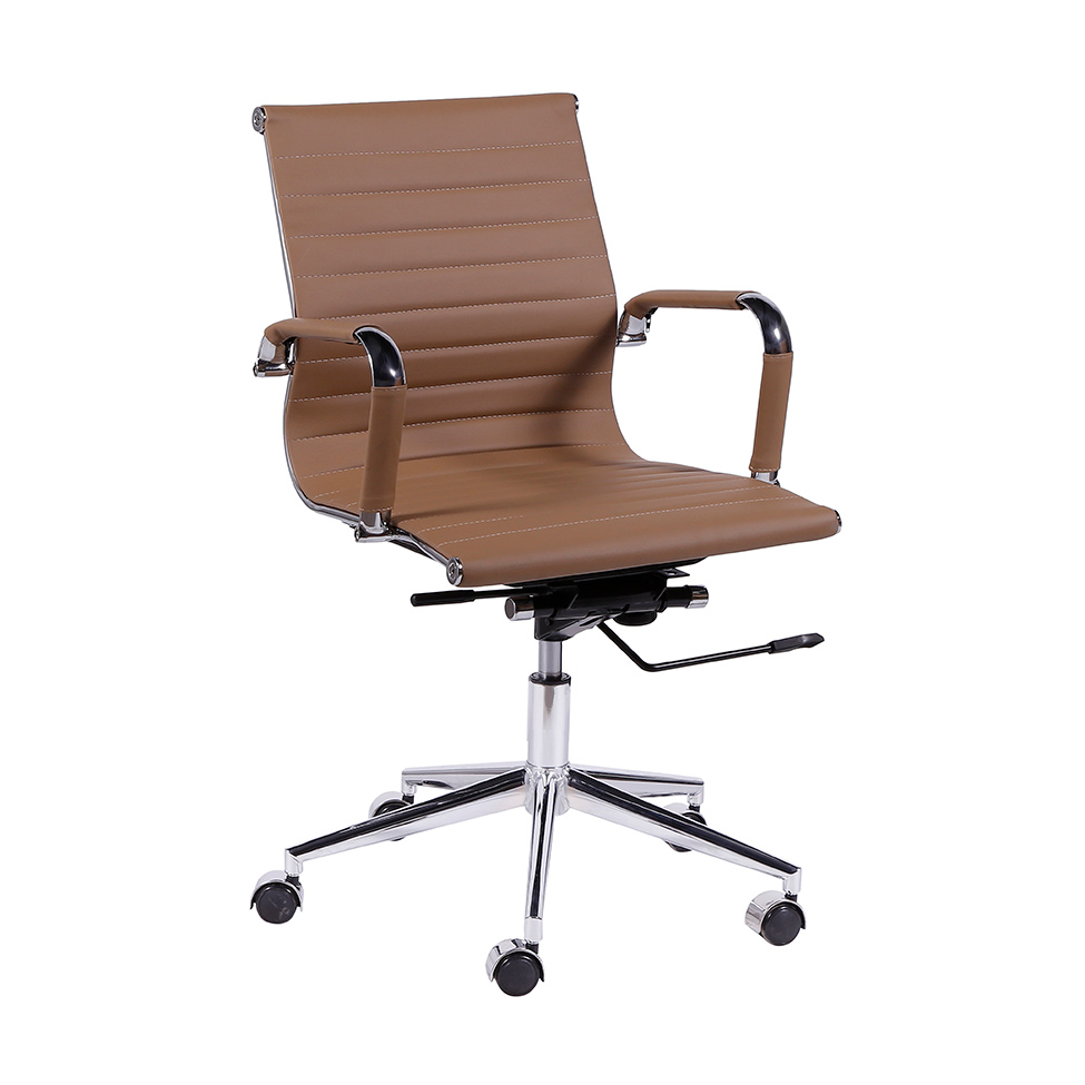 Cadeira de Escritório Diretor Eames Esteirinha I Caramelo