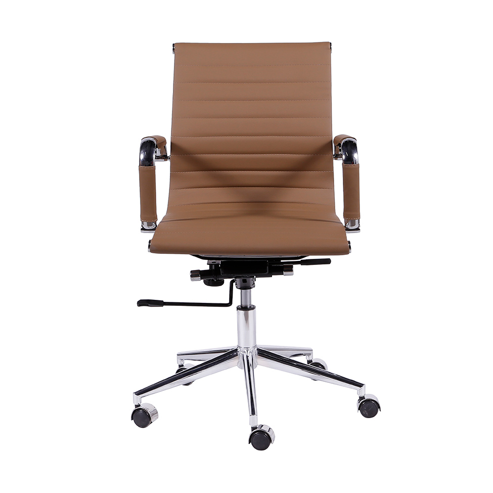 Cadeira de Escritório Diretor Eames Esteirinha I Caramelo