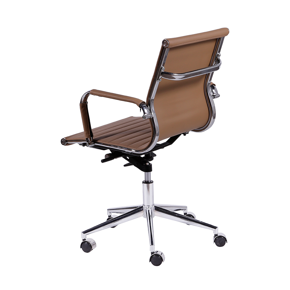 Cadeira de Escritório Diretor Eames Esteirinha I Caramelo