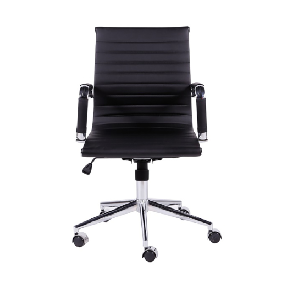 Cadeira de Escritório Diretor Eames Esteirinha I Preta