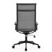 Cadeira de Escritório Eames Dark Esteirinha Alta Tela - Cinza