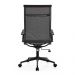 Cadeira de Escritório Eames Dark Esteirinha Alta Tela - Preta