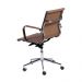 Cadeira de Escritório Eames Esteirinha Baixa - PU Caramelo