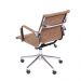 Cadeira de Escritório Eames Esteirinha Baixa - PU Caramelo Retrô