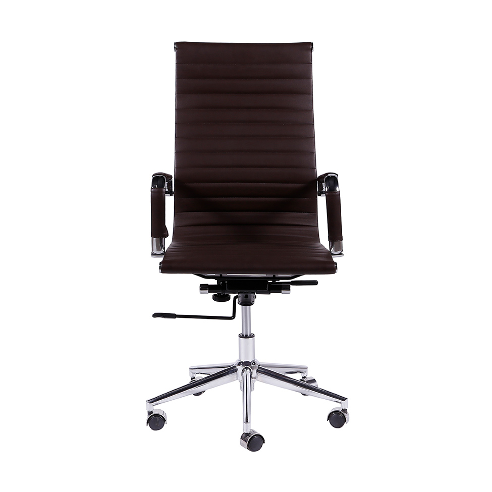 Cadeira de Escritório Presidente Eames Esteirinha Café