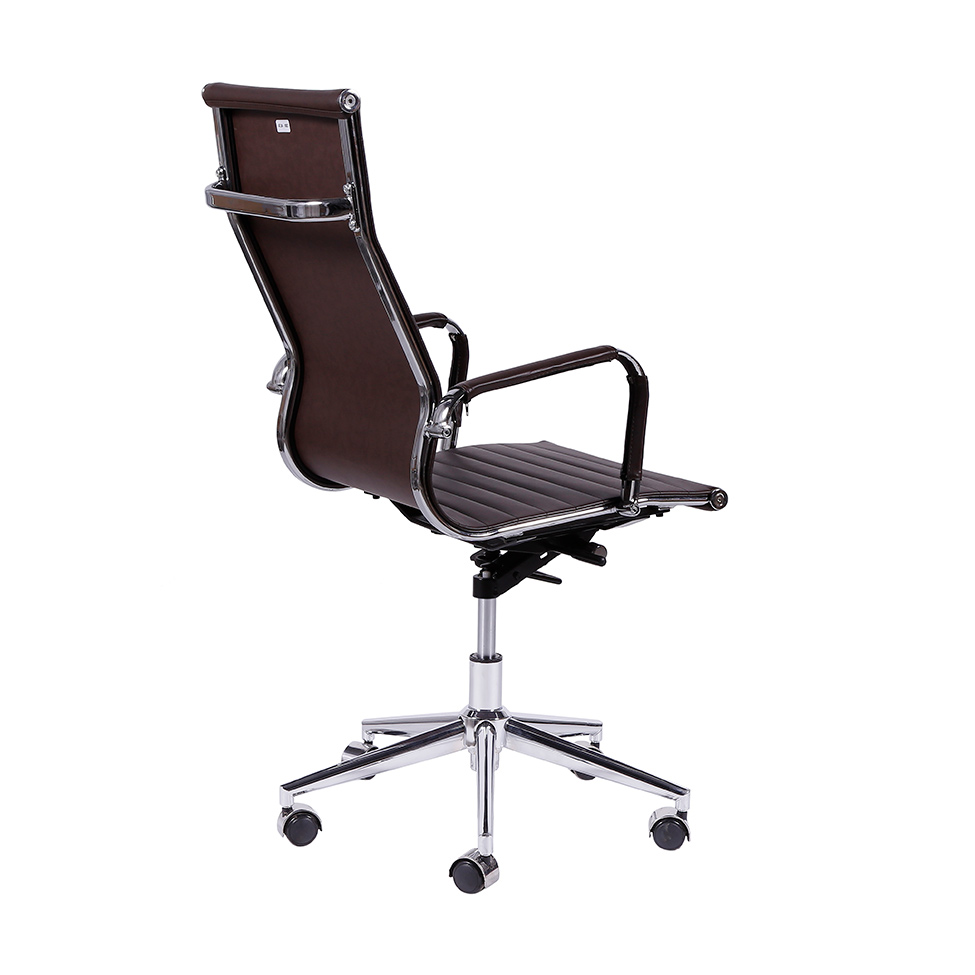 Cadeira de Escritório Presidente Eames Esteirinha Café