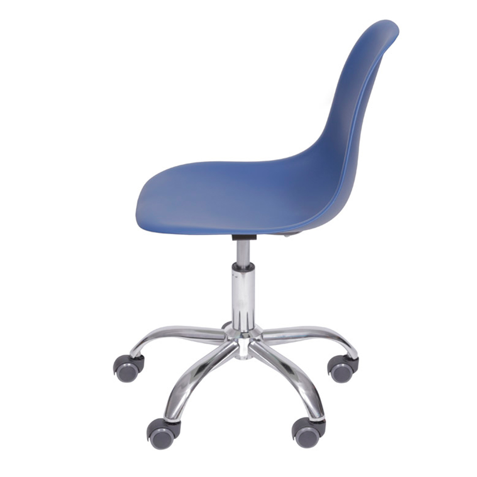 Cadeira de Escritório Secretária DKR Eames Azul Marinho