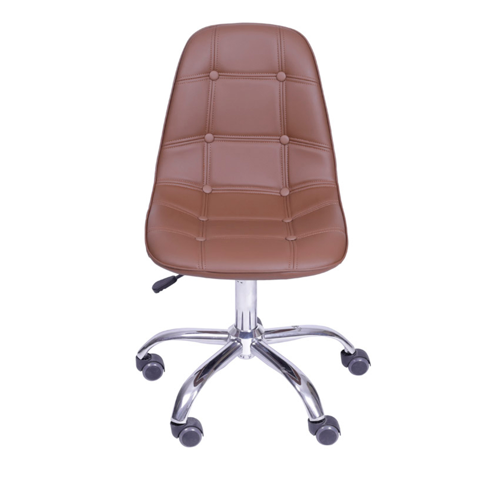 Cadeira de Escritório Secretária DKR Eames Botonê Café