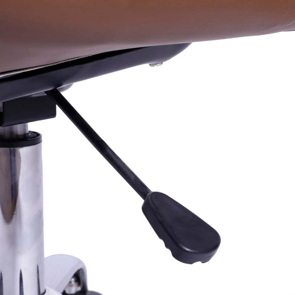 Cadeira de Escritório Secretária DKR Eames Botonê Café
