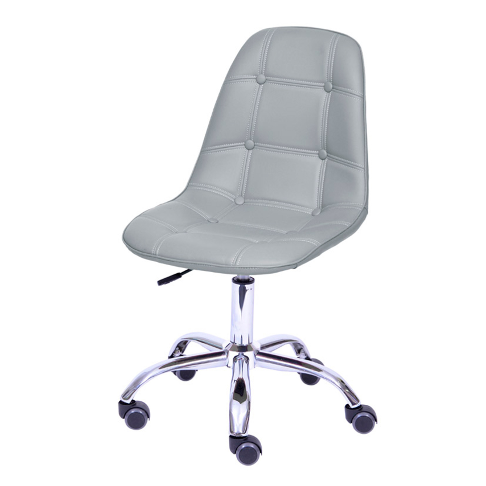 Cadeira de Escritório Secretária DKR Eames Botonê Cinza