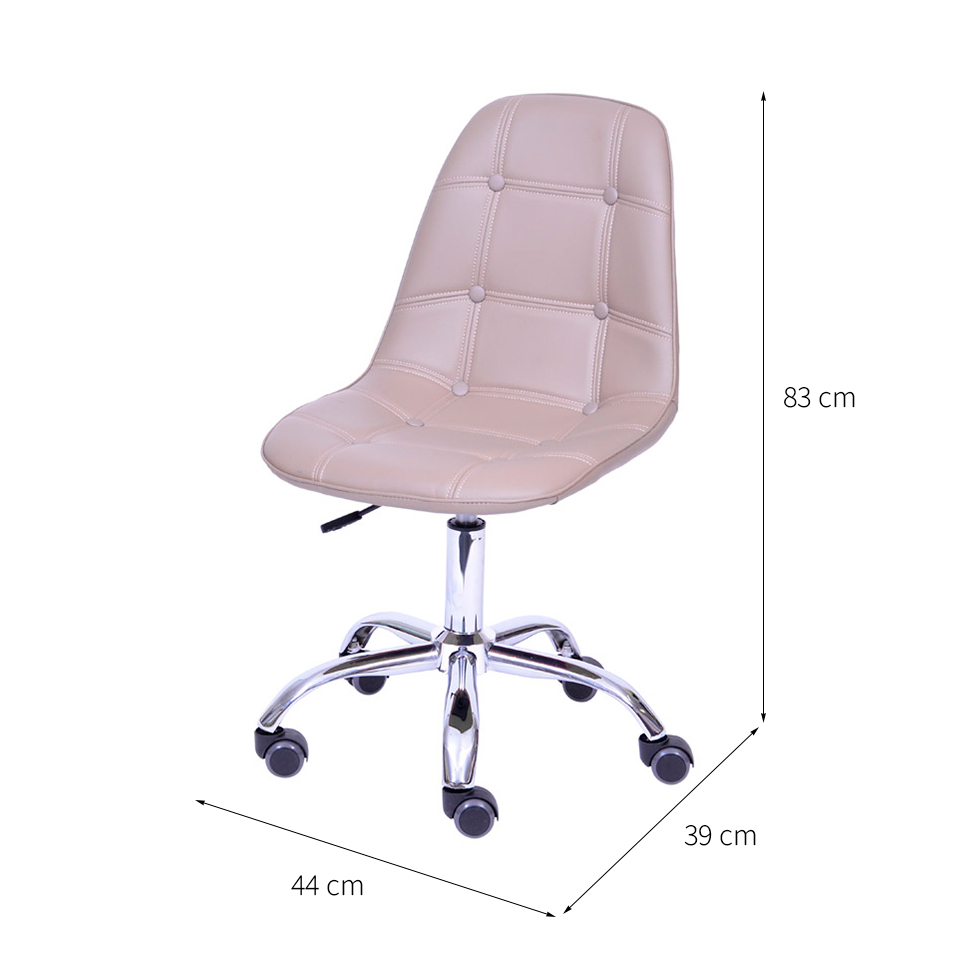 Cadeira de Escritório Secretária DKR Eames Botonê Fendi