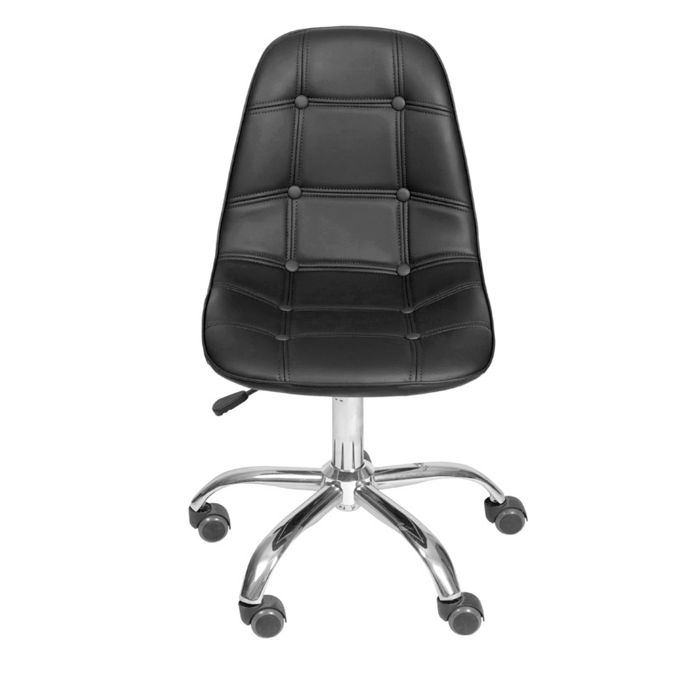 Cadeira de Escritório Secretária DKR Eames Botonê Preta