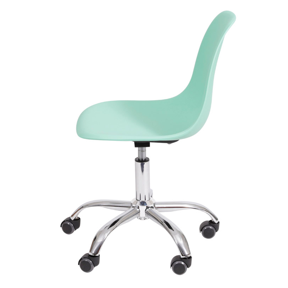 Cadeira de Escritório Secretária DKR Eames Verde Claro