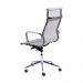Cadeira de Escritorio Eames Esteirinha Alta - PU Branca