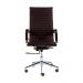 Cadeira de Escritorio Eames Esteirinha Alta - PU Café
