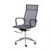 Cadeira de Escritorio Eames Esteirinha Alta Tela - Mesh Cinza