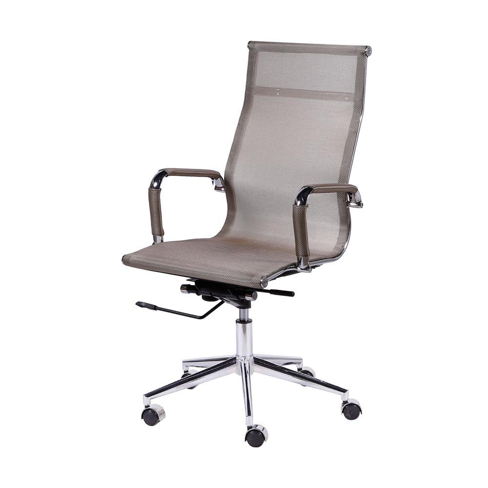 Cadeira de Escritorio Eames Esteirinha Alta Tela - Mesh Cobre