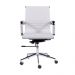 Cadeira de Escritorio Eames Esteirinha Baixa - PU Branca