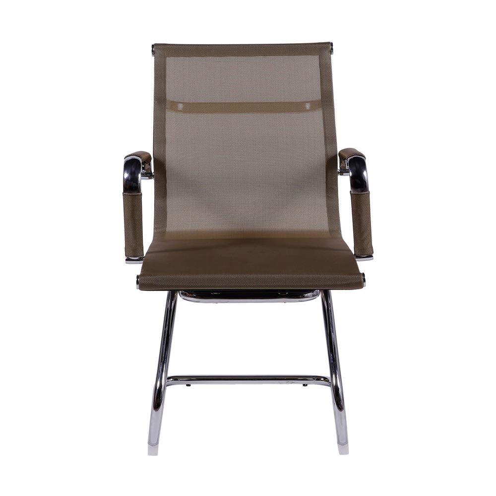Cadeira de Escritorio Eames Esteirinha Baixa Fixa - Tela Mesh Cobre