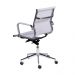Cadeira de Escritorio Eames Esteirinha Baixa Tela - Mesh Branca