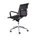 Cadeira de Escritorio Eames Esteirinha Baixa Tela - Mesh Preta