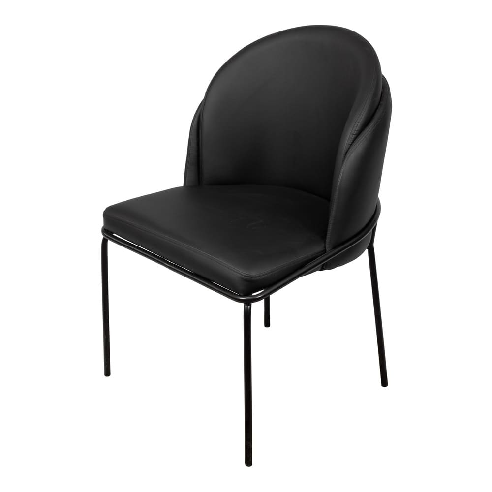 Cadeira de Jantar Modelo Denali - Assento em Espuma Revestido em Veludo 84x56x56cm