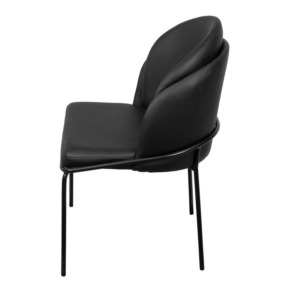 Cadeira de Jantar Modelo Denali - Assento em Espuma Revestido em Veludo 84x56x56cm