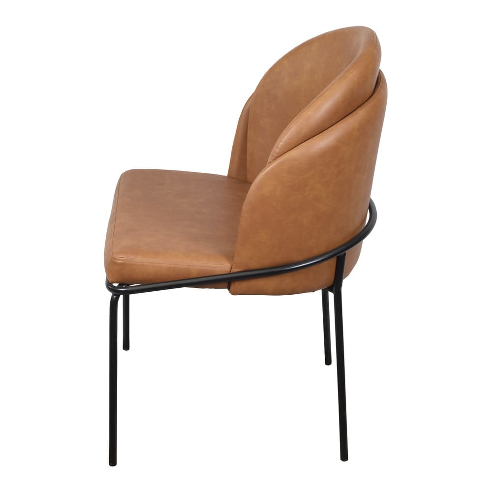 Cadeira de Jantar Modelo Denali - Assento em Espuma Revestido em Veludo 84x56x56cm
