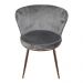 Cadeira de Jantar Modelo Nanda base cobre - Assento em Espuma Revestido em Veludo 79x57x60cm