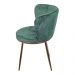 Cadeira de Jantar Modelo Nanda base cobre - Assento em Espuma Revestido em Veludo 79x57x60cm