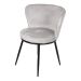 Cadeira de Jantar Modelo Nanda base preta - Assento em Espuma Revestido em Veludo 79x57x60cm