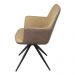 Cadeira de Jantar Modelo Piz com Braço - Assento em Espuma Revestido em PU 87x59x65cm