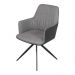 Cadeira de Jantar Modelo Piz com Braço - Assento em Espuma Revestido em PU 87x59x65cm