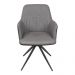 Cadeira de Jantar Modelo Piz com Braço - Assento em Espuma Revestido em PU 87x59x65cm
