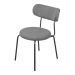 Cadeira de Jantar Modelo Taal - Assento em Espuma Revestido em Linho 84,5x49x61,5cm