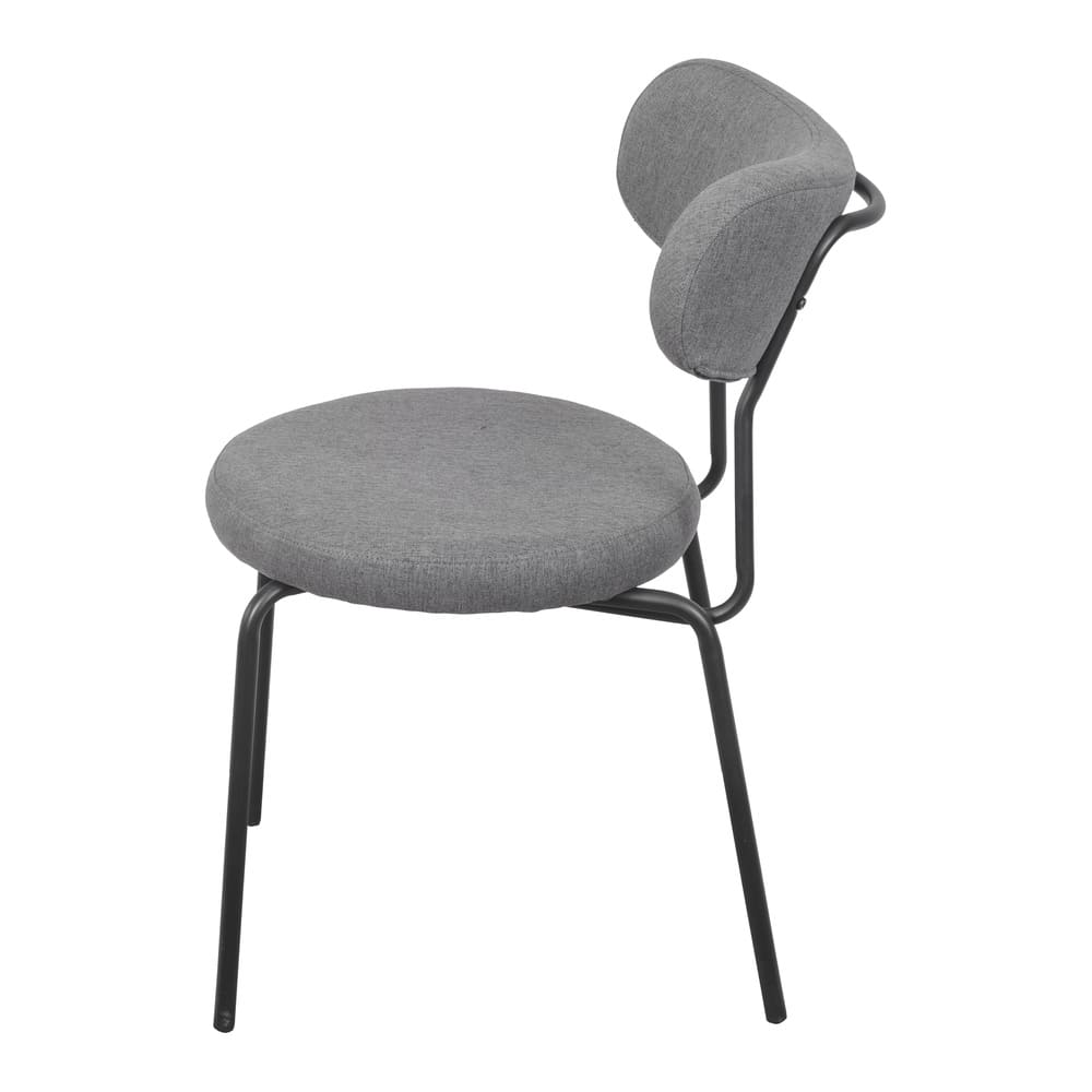 Cadeira de Jantar Modelo Taal - Assento em Espuma Revestido em Linho 84,5x49x61,5cm